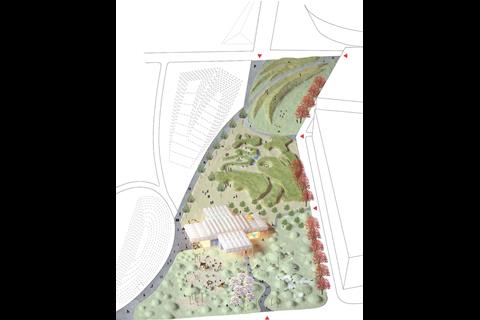 Entry E: One of the five competition entries for the Olympic Park Legacy's North Park vision.